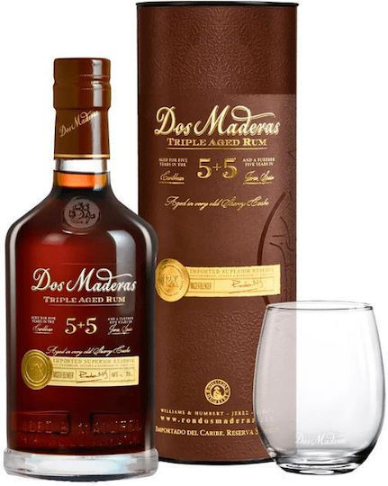 Dos Maderas Zusammensetzung mit Gläsern 700ml RU9908685