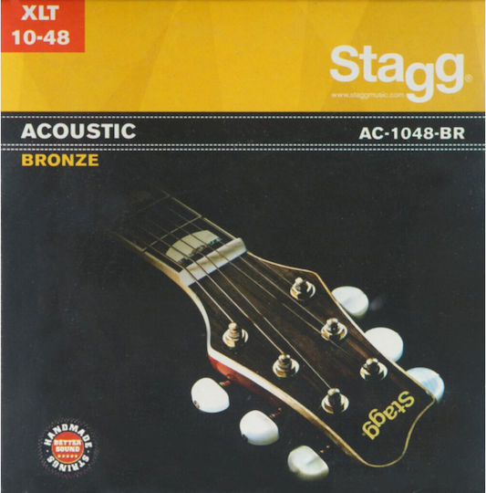Stagg Satz Bronze Saiten für Akustische Gitarre 10 - 48"