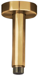 Βραχίονας Οροφής Στρογγυλός 10εκ Aisi316 Inox Pvd Brushed Gold