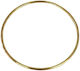 Metal Ring Wreath Wedding Favors 10cm Set/5 Gold