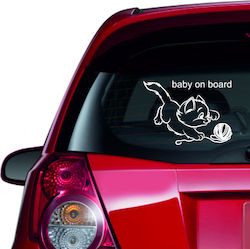 Αυτοκόλλητο Αυτοκινήτου Baby On Board 55 25cm X...
