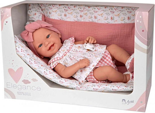 Munecas Arias Păpușă Bebe Elegance 42 cm