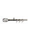 Homefit Ausziehbar Metallisch Vorhangstange Einfach Φ16mm 163-300cm Grey Light