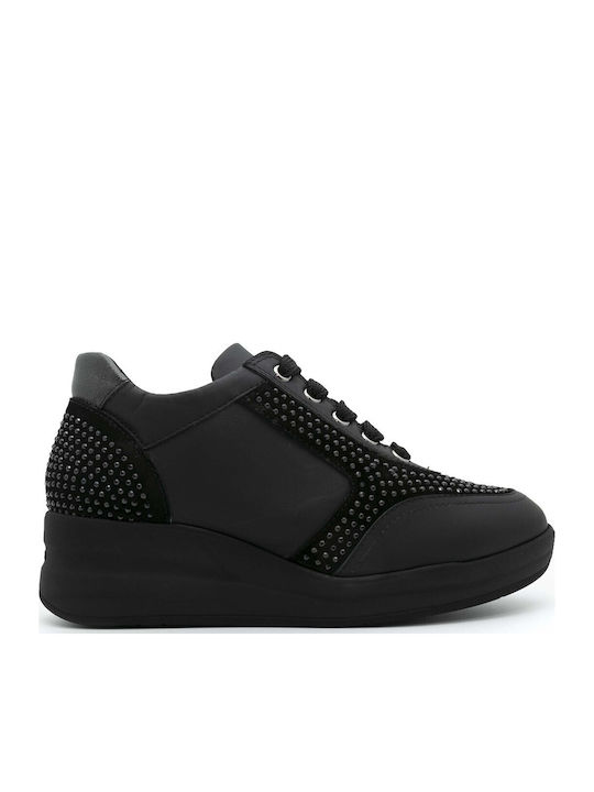 Melluso Sneakers Μαύρα