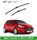 Front Wiper Blade Set Opel Corsa E 2014-2019 650mm 400mm Bosch Aerotwin 3398000121 26" & 16" 2 Pieces