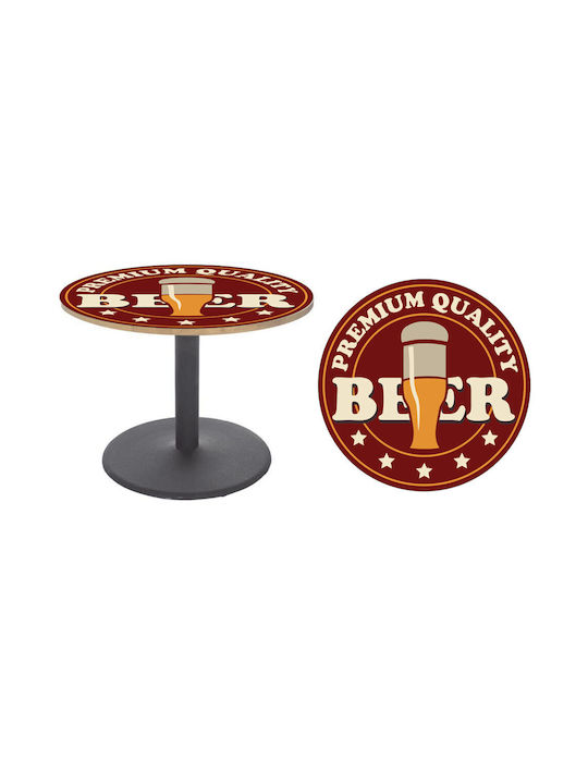 Beer Table Sticker 80cm Diameter