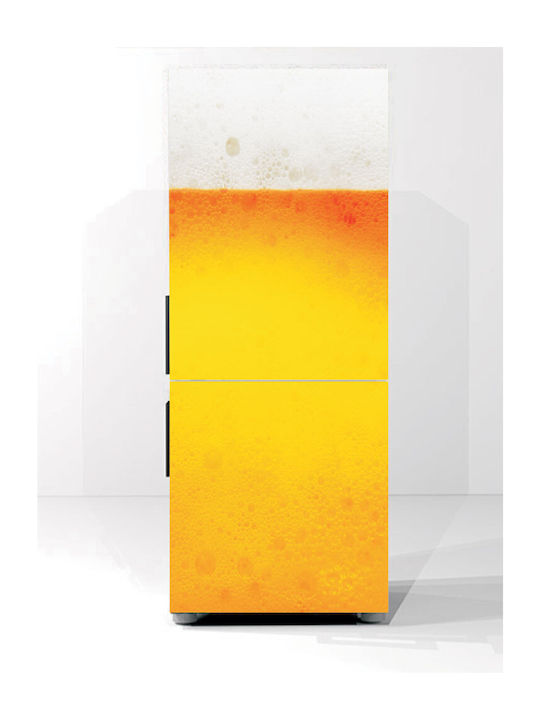 Αυτοκόλλητο Ψυγείου Beer 3 65cm