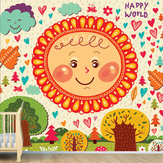 Self-Adhesive Wallpaper Sun 500cm