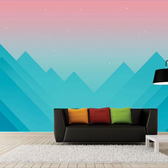 Self-Adhesive Wallpaper Green Pyramids 500cm