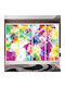 Autocolant pentru dulap Flori Abstracte 310cm