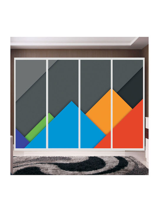 Αυτοκόλλητο Ντουλάπας Abstract Design 320cm