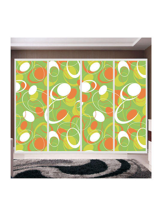 Wardrobe Sticker Oval Designs 360cm
