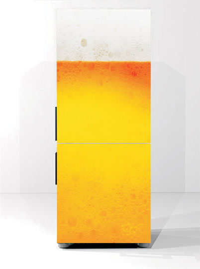 Αυτοκόλλητο Ψυγείου Beer 3 190cm