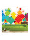 Self-Adhesive Wallpaper Colorful Squares 500cm