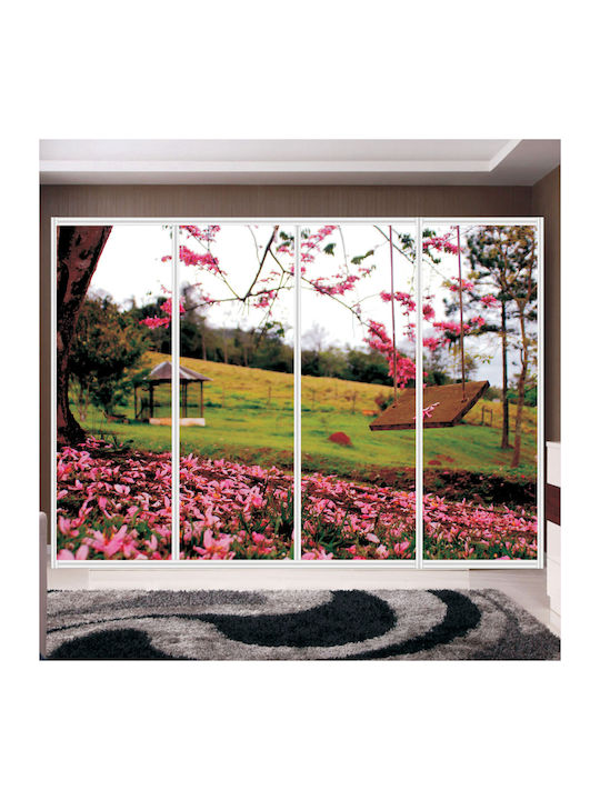 Αυτοκόλλητο Ντουλάπας Κούνια 220cm