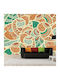 Vintage Leaves Self-Adhesive Wallpaper 350cm