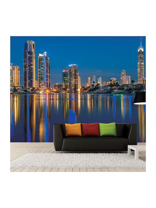 Gold Coast City Selbstklebende Tapete 255 cm