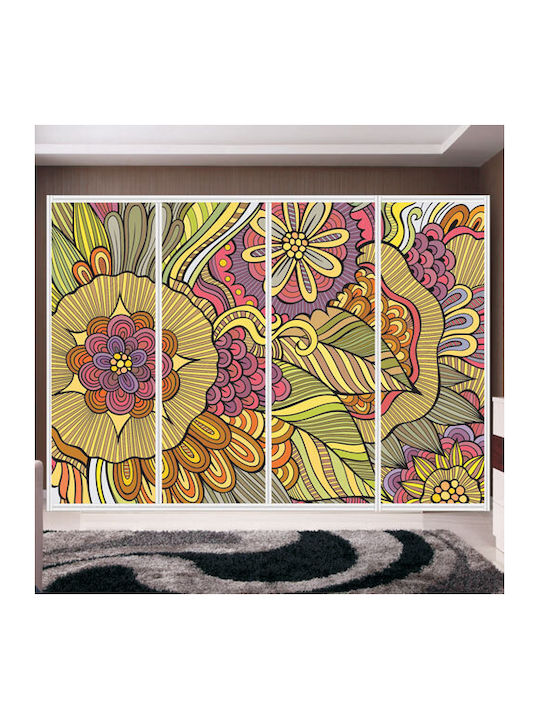 Vintage Wardrobe Sticker 210cm