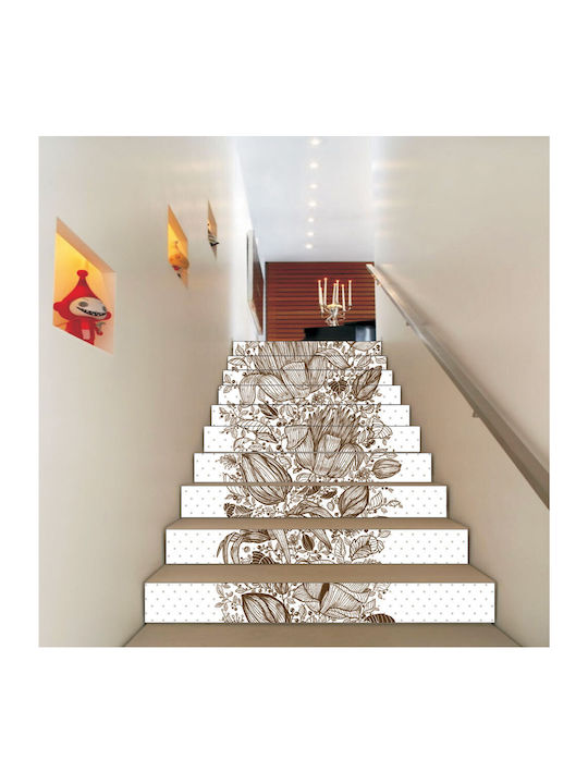 Stair Sticker Price Per Piece Vintage Flowers 1...