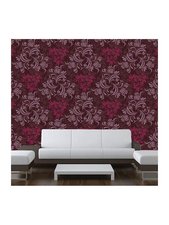 Retro-Blumen Klebetapete 240cm
