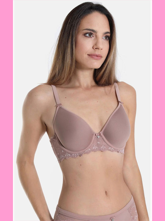 Bra with Light Padding Underwire Beige