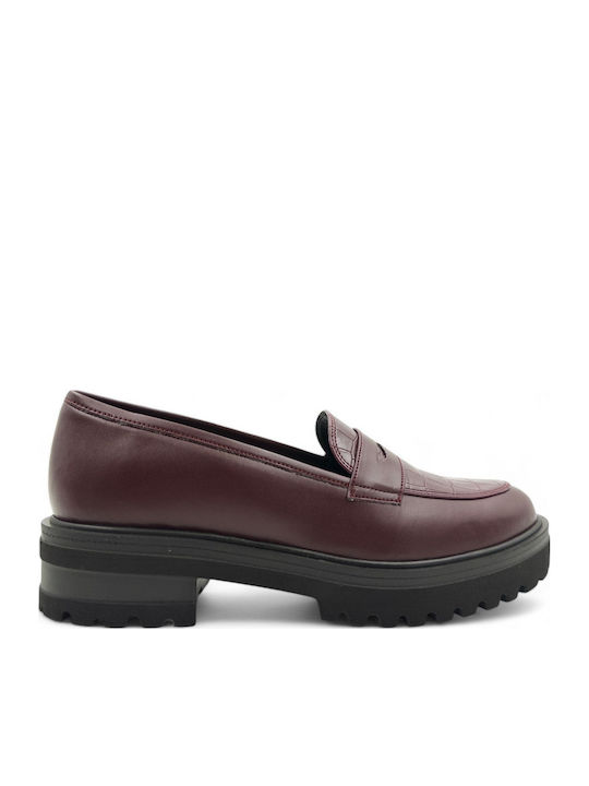 Γυναικεία Loafers σε Μπορντό Χρώμα