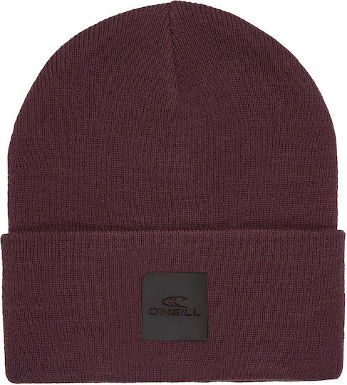 Beanie Beanie Knitted in Burgundy color