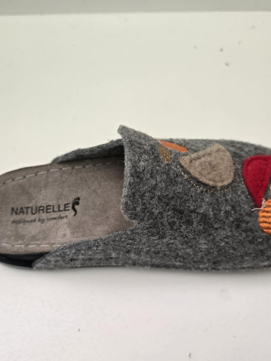 Anatomische Lederne Damen Hausschuhe Lila