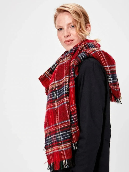 Concept Women's Wool Scarf Red