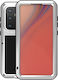 Love Mei Umschlag Rückseite Metallisch Robust Gray (Galaxy S24 FE)