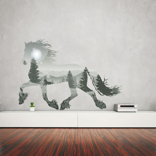Αυτοκόλλητο Τοίχου Άλογο 125cm X 85cm