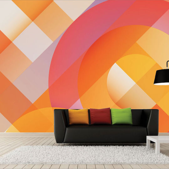 Αυτοκόλλητη Ταπετσαρία Colorful Geometry 300cm