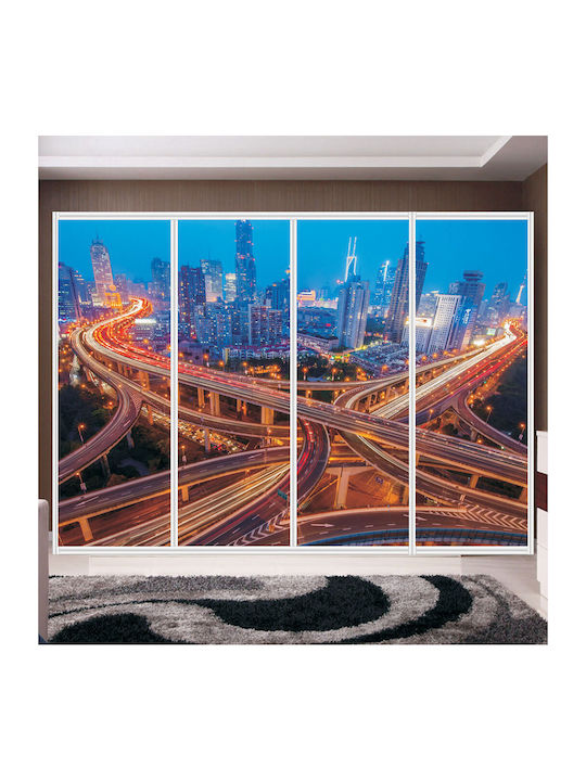 Timescape Wardrobe Sticker 200cm