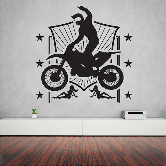 Motocross Wall Sticker 40cm X 40cm
