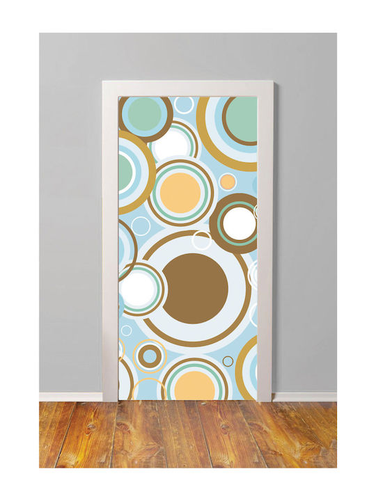 Door Sticker Groove Circles 75cm