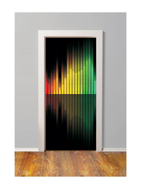 Door Sticker Graphic Equalizer 180cm