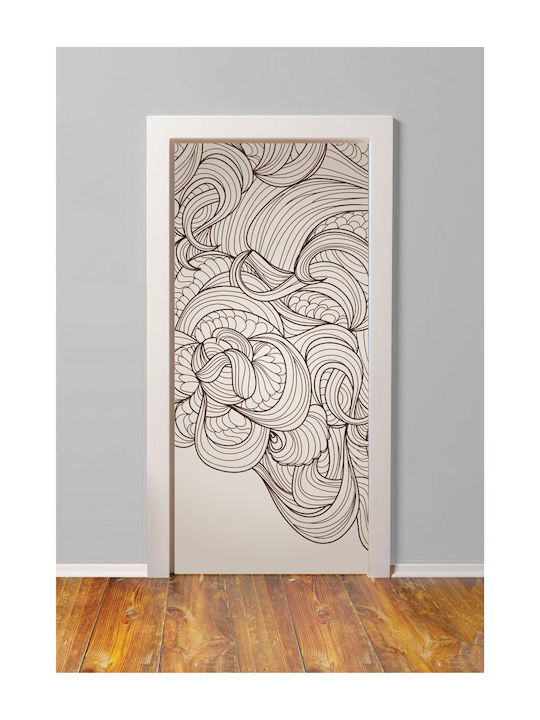 Vintage Design Door Sticker 195cm
