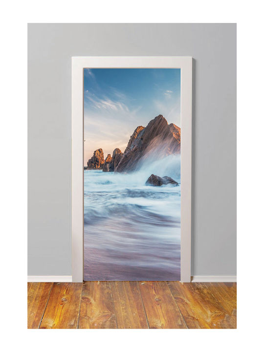 Door Sticker Waves 90cm