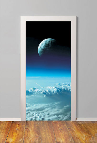 Türsticker Globus in den Wolken 95cm