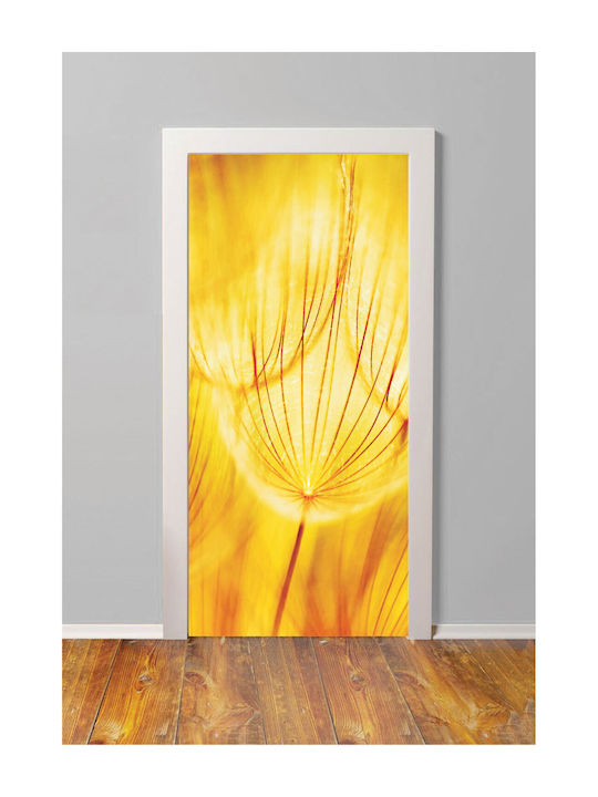 Door Sticker Yellow Nature 80cm