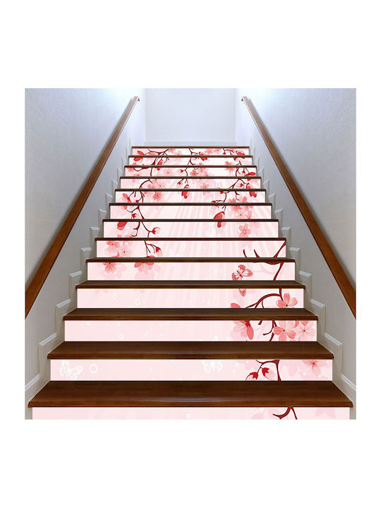 Treppensticker Preis pro Stück Blumen 130cm