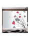 Wardrobe Sticker Red Leaves 350cm