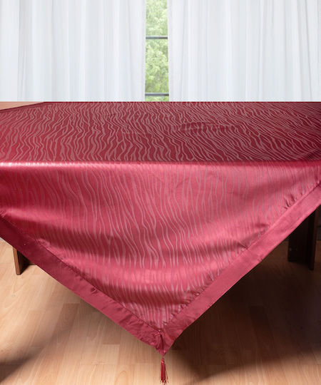 Silk Fashion Τραπεζομάντηλο 2009 Μπορντώ 130x160εκ.