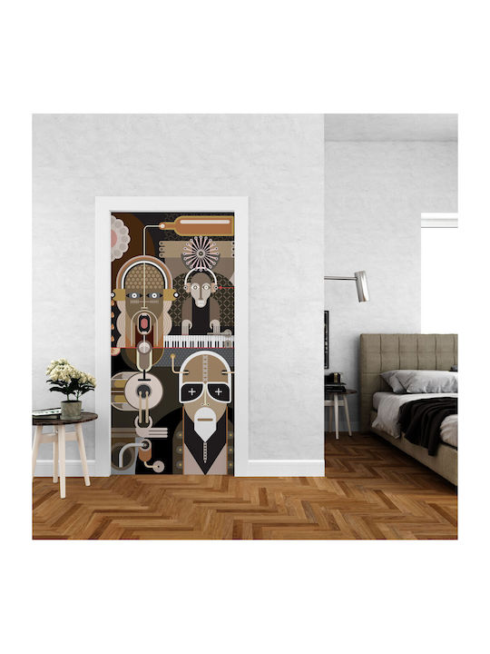 Door Sticker Abstract 02 85cm