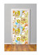 Türsticker mit Blumenmuster 100 cm