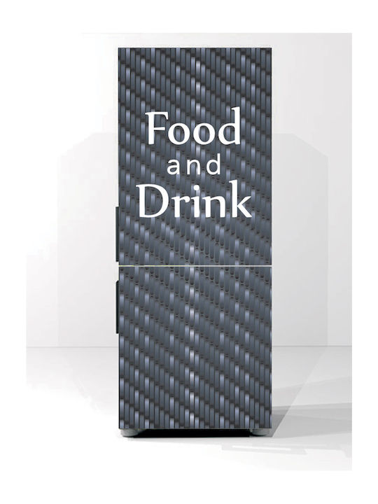 Αυτοκόλλητο Ψυγείου Food Drink 60cm