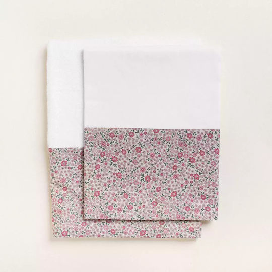 Χειροποίητο Σετ Λαδόπανα Κορίτσι Θέμα Pink Daisies 334078 Ntampoudis Ntm-334078
