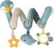 Baby to Love Spirală Jucărie pentru Leagăn și Cărucior cu Teether pentru 0++ Luni