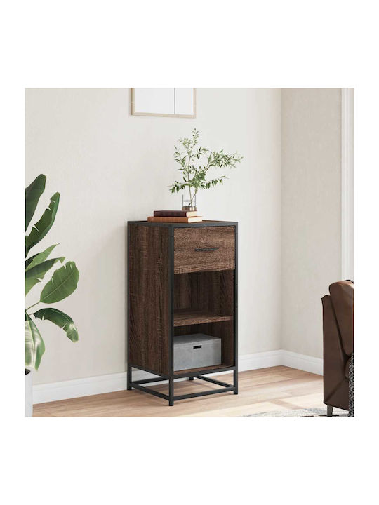 Bookcase Brown Oak 35.5x35x76cm