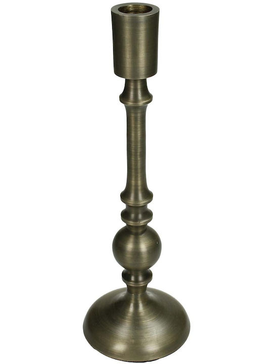 JK Home Decoration Candle Holder Metal in Bronze Color 38x9x9cm 1pcs